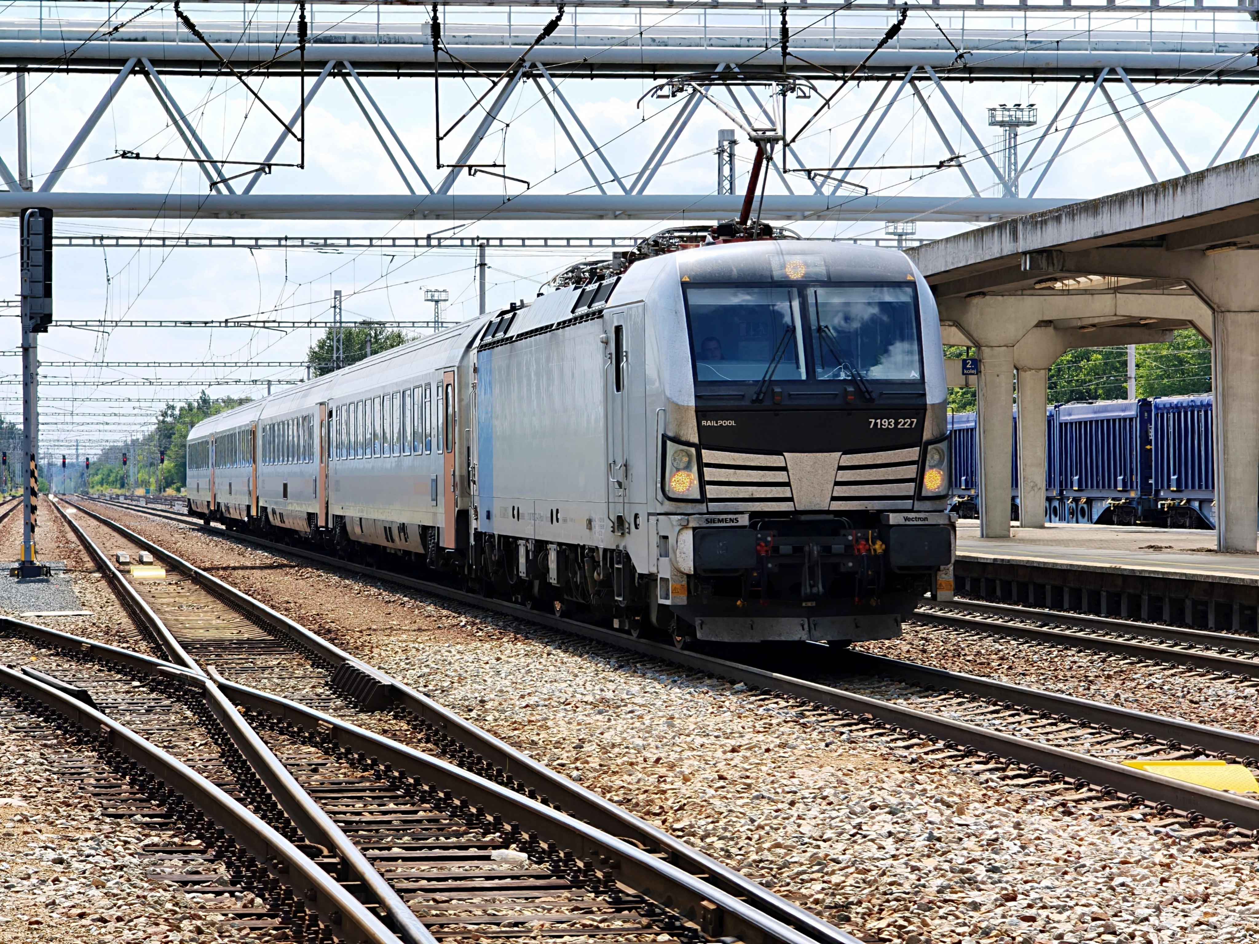 a leo express train arriving to Hodonín (my hometown)